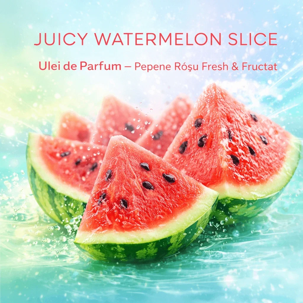 Ulei de Parfum – Lumânări & Săpun - Ulei de Parfum Juicy Watermelon Slice - Pepene Ro?u Fresh & Fructat - 50ml