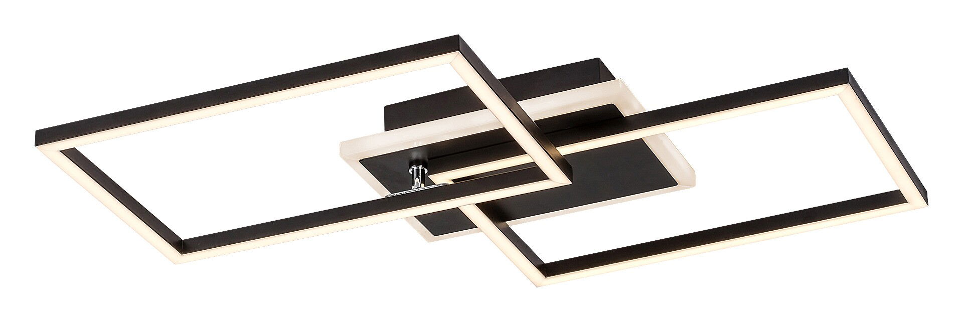 Plafoniere - Plafoniera Rabalux Athelstan LED 40W 2050lm 3000K metal plastic negru mat alb IP20