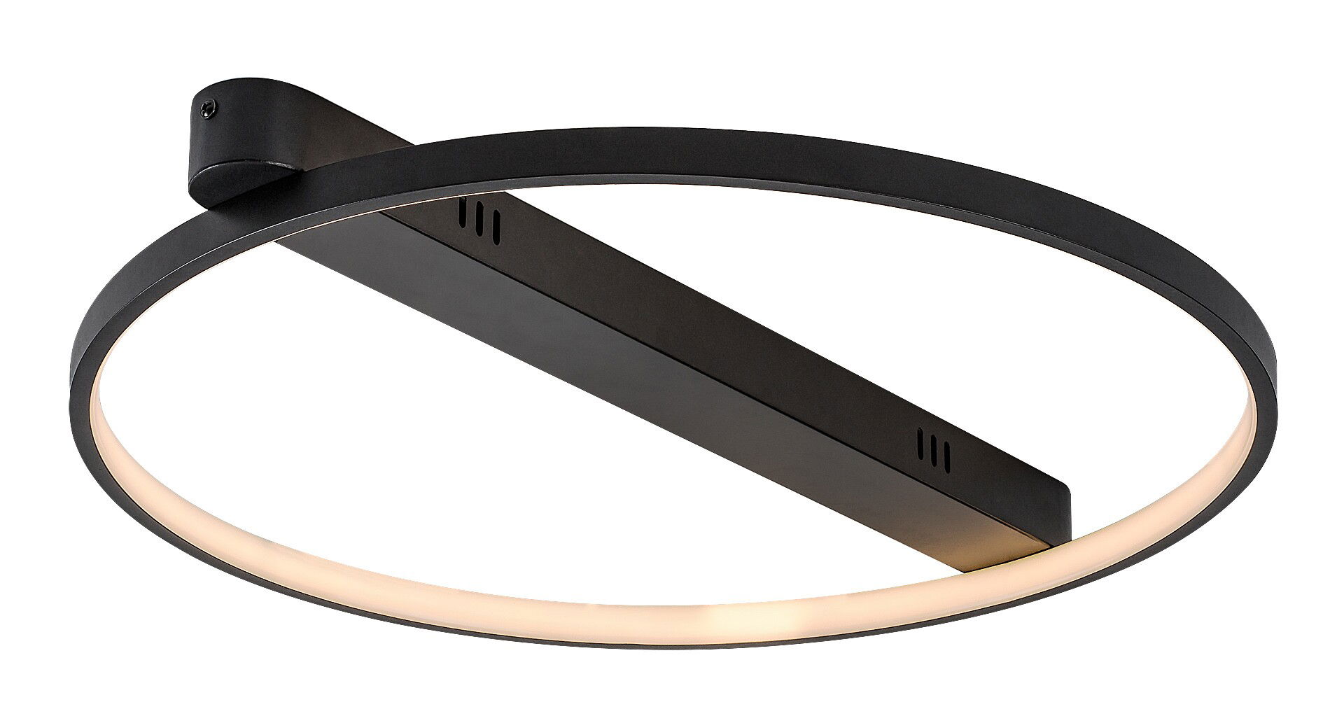 ILUMINAT - Plafoniera Rabalux Beliza LED 45W 3200lm 3000K metal silicon negru alb IP20