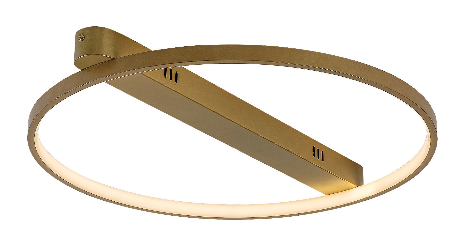 Plafoniere - Plafoniera Rabalux Beliza LED 45W 3200lm 3000K metal silicon auriu alb IP20