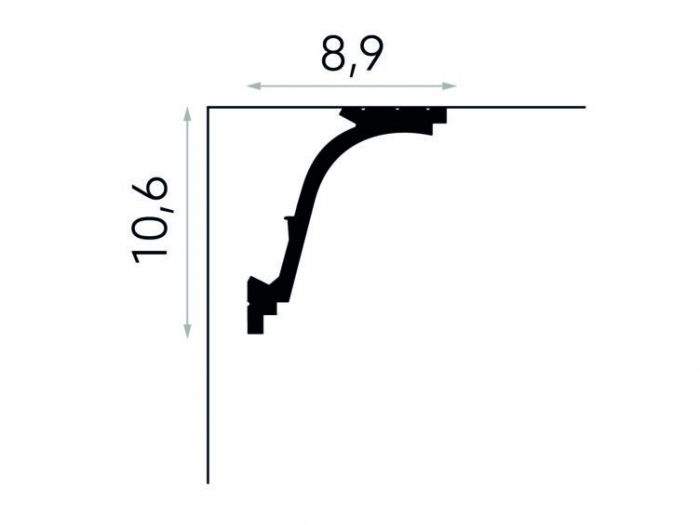 Masca galerie Polimer Rigid Polyforce Mardom MD110 89x106x2000 mm [3]