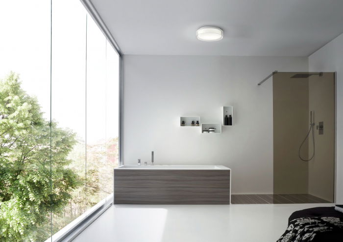 Plafoniera REDO Naji 01-1454 SMD LED 18W 3000K 1000lm Ø350 IP44 Nedimabil Crom White [2]