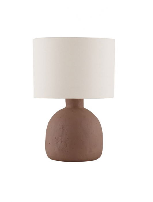 Veioza Nova Luce SEPARE 9001061 Taupe ‘Papier-Mâché & Fabric Shade E27 1x12W IP20 [1]
