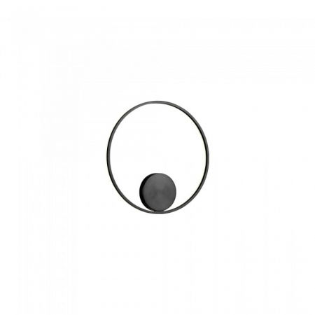 Moderne - 01-1945 Aplica/Plafoniera REDO ORBIT LED 44W 3722lm 3000K IP20 Aluminiu Sand Black CRI 80 Dimabil TRIAC