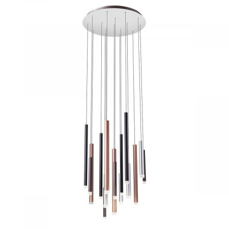 BLACK FRIDAY 2024 - 01-2061 Suspensie REDO MADISON LED 64W 4352lm 3000K IP20 Aluminiu Silver/chrome/copper/brown/black CRI80