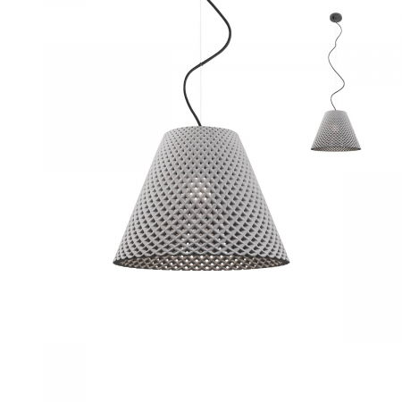 ILUMINAT INTERIOR - 01-2215  Suspensie  REDO TESSA, GREY, E27, 1x42W, IP20