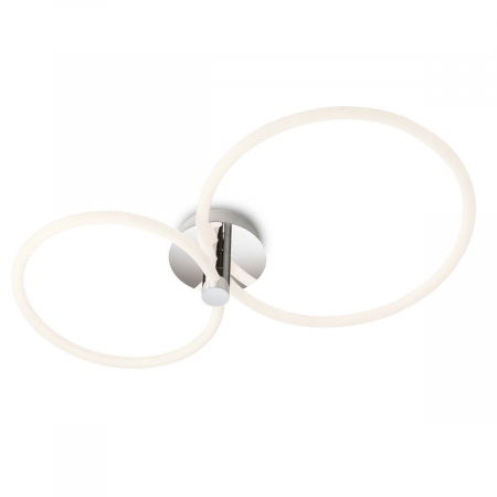 BLACK FRIDAY - 01-2224 Aplica/Plafoniera REDO SPELL LED 43W 3456lm 3000K IP20 Aluminiu Chrome CRI80 DIMABIL