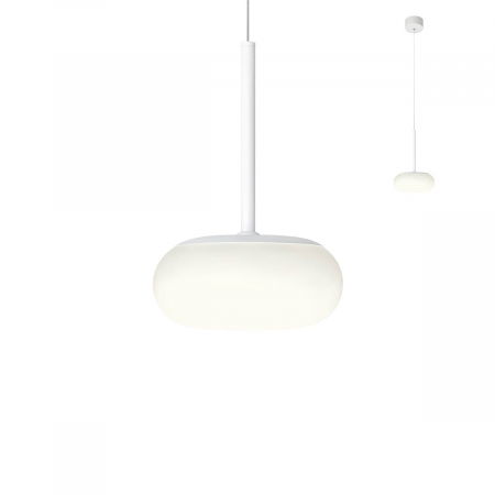 BLACK FRIDAY - 01-2232 Suspensie REDO UBIS LED 15W 1125lm 3000K/4000K/5000K IP20 Aluminiu White CRI80 Nedimabil