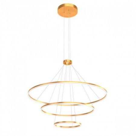 ILUMINAT INTERIOR - 01-2246 Suspensie REDO ORBIT LED 186W 13988lm 3000K IP22 Aluminiu Bronze CRI 80 Dimabil TRIAC