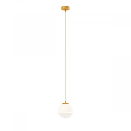 BLACK FRIDAY - 01-2264 Suspensie REDO BERRY G9 1x28W  IP20 Metal/Sticla Painted gold / graduately white glass