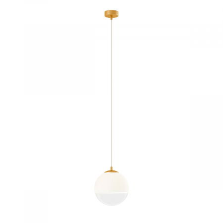 BLACK FRIDAY - 01-2266 Suspensie REDO BERRY E27 1x42W  IP20 Metal/Sticla Painted gold / graduately white glass