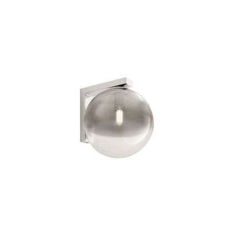 BLACK FRIDAY - 01-2275 Aplica REDO BERRY G9 1x28W  IP20 Metal/Sticla Chrome / graduately smoke glass