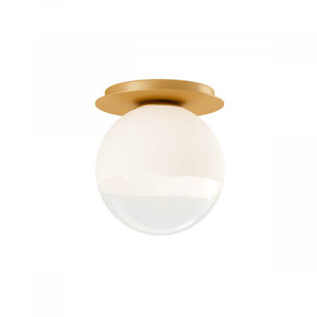 BLACK FRIDAY - 01-2278 Plafoniera REDO BERRY E27 1x42W  IP20 Metal/Sticla Painted gold / graduately white glass