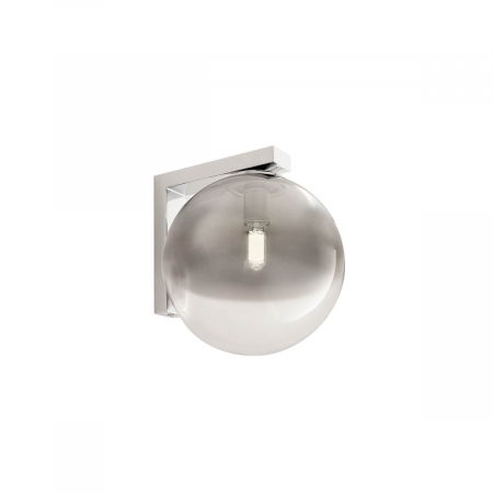 BF APLICE - 01-2303 Aplica REDO BERRY E27 1x42W  IP20 Metal/Sticla Chrome / graduately smoke glass