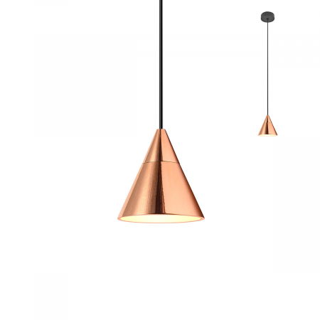 BLACK FRIDAY - 01-2350  Suspensie  REDO EIKO, ROSE GOLD, LED, 6W, 630 lm,3000K, , IP20