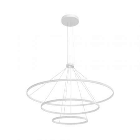 BLACK FRIDAY - 01-2481 Suspensie REDO ORBIT LED 151W 11812lm 4000K IP20 Aluminiu Sand White CRI 80 Dimabil TRIAC