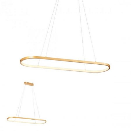 BLACK FRIDAY - 01-2524 Suspensie REDO LAP LED 32W 2690lm 3000K IP20 Aluminiu Gold CRI90 DIMABIL