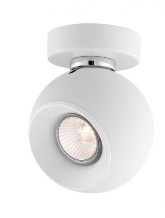 Moderne - 665001 Aplica Nova Luce TORE GU10 1x10W   Aluminium Matt White  IP20