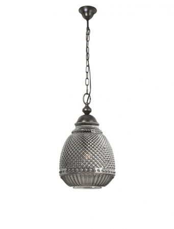 ILUMINAT INTERIOR - 8381442 Pendul Nova Luce TOULON E27 1x12W   Steel Grey  IP20
