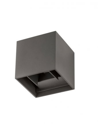 ILUMINAT INTERIOR - 847407 Aplica Nova Luce COMO LED 2x3W 510lm 3000K IP54 Aluminium Dark Gray Adjustable Beam