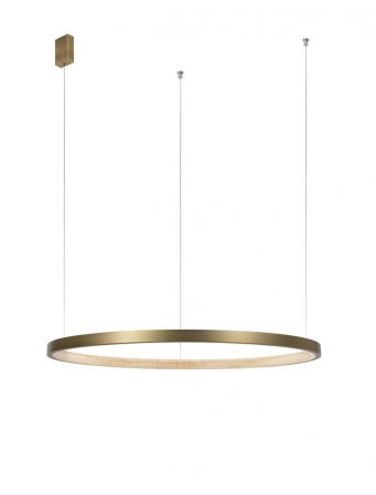 ILUMINAT INTERIOR - 86016805 Suspensie Nova Luce VEGAS LED 35W 1900lm 3000K IP20 Aluminiu/Acril Antique Brass