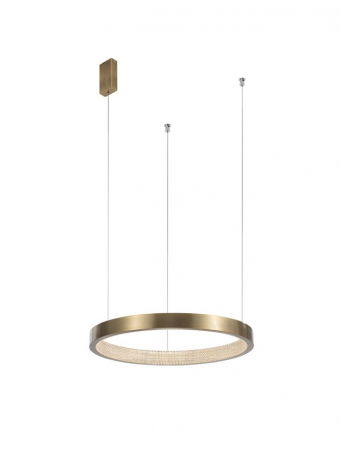ILUMINAT INTERIOR - 86016808 Suspensie Nova Luce VEGAS LED 18W 1020lm 3000K IP20 Aluminiu/Acril Antique Brass