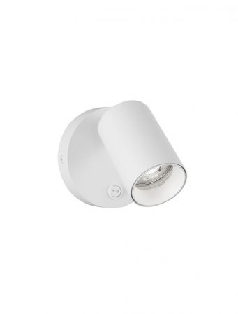 Moderne - 9011921 Aplica Nova Luce NET GU10 1X10W lm  IP20 Aluminium Sandy White