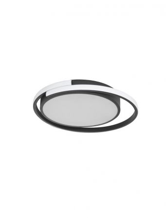 ILUMINAT - 9081206 Plafoniera Nova Luce ODREY LED 22W 1540lm 3000K Aluminium & Acrylic Sandy Black Nedimabil IP20