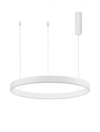 Moderne - 9190748 Suspensie Nova Luce MOTIF LED 48W 3360lm 3000K IP20 Aluminiu/Acril Sandy White NOVALUCE