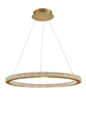 Moderne - 9285810 Suspensie Nova Luce FIORE LED 80W 4452lm 3000K IP20 Aluminiu/Acril  Antique Gold Brass NOVALUCE