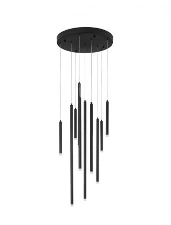 Candelabre - 9287945 Candelabru Nova Luce TRIMLE LED 26W 1861lm 3000K  Aluminium & Acrylic Sandy Black Dimabil Triac IP20