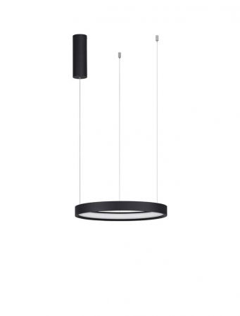 ILUMINAT - 9345612 Lustra Nova Luce PERRINE LED 22W 1540lm 3000K Aluminium & Acrylic Sandy Black Dimabil Triac IP20