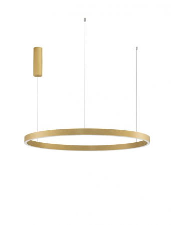 ILUMINAT INTERIOR - 9345669 Lustra Nova Luce ELOWEN LED 106W 4899lm 3000K Aluminium & Acrylic Brushed Gold Dimabil Triac IP20