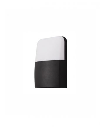 ILUMINAT - 9522102 Aplica Nova Luce DROPLET LED 6W 230lm 3000K IP65 Aluminium & Acrylic Sandy Black Beam 64 degrees