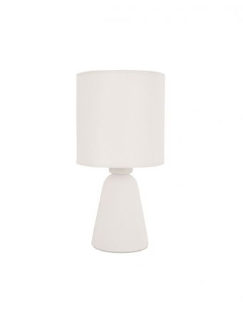 Veioze - 9577162 Veioza Nova Luce ZERO E14 1x5W   Gypsum & White Fabric Shade White  IP20