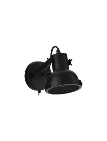 Moderne - 9624102 Aplica Nova Luce RUVI E14 1X5W   Metal Matt Black  IP20