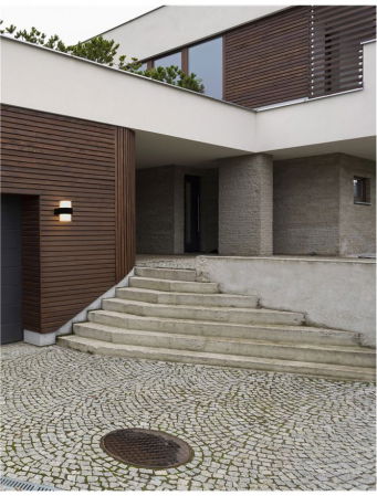 9925666 Aplica Nova Luce DARF LED 2x5W 690lm 3000K IP65 Aluminium ABS Diffuser Sandy Black CRI>80 Beam Angle 115° Light Up & Down [6]