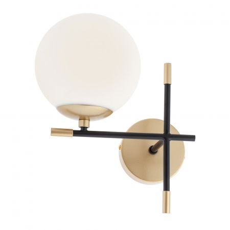 ILUMINAT INTERIOR - Aplica Essential 01-2945, 1 x E14, negru + auriu