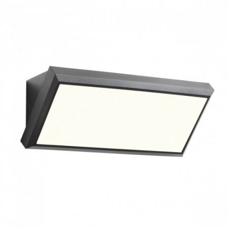 BLACK FRIDAY 2024 - Aplica exterior Mako 90159, gri inchis, LED, 12W, alb cald 3000K, 671 lm, IP65