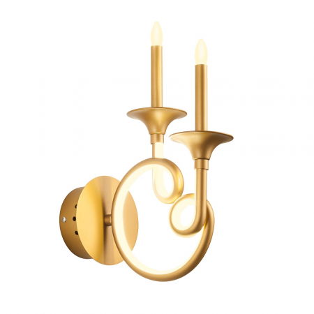 Moderne - Aplică Incanti Chateau LED 10W 3000K 570lm Aluminiu auriu mat IP20