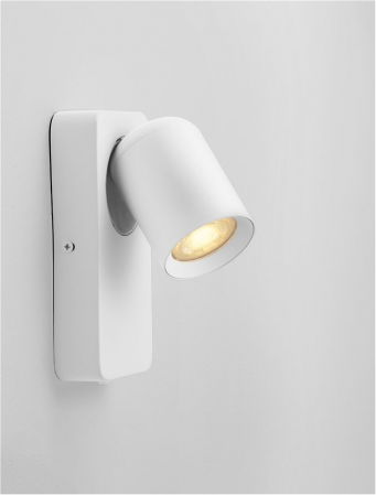Moderne - Aplica Nova Luce COSMINA 9011339 GU10 1x10W    Sandy White Aluminium   IP20
