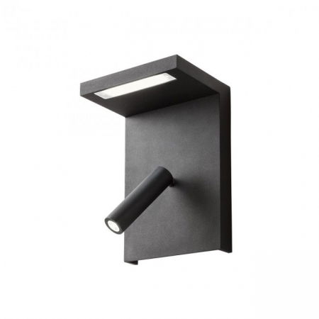 BLACK FRIDAY - Aplica REDO Agos 01-1500 SMD LED 9W 3000K 588lm IP20 Black