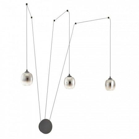 Moderne - Aplica Redo Khadi, negru mat, LED, 16W, 920 lumeni, alb cald 3000K, 01-3485