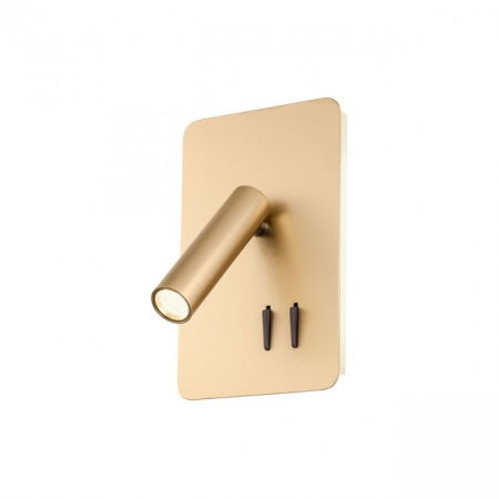 BLACK FRIDAY - Aplica Redo QUDA 01-2980 Aur mat LED 9W 465lm 3000K IP20