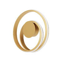 ILUMINAT - Aplica REDO Torsion 01-4352 LED 20W  2700K/4000K Matt Gold IP20