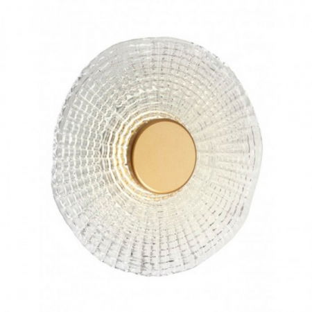 Moderne - Aplica Smarter Reef, aur mat, LED, 6W, 360 lumeni, alb cald 3000K, D. 25 cm, 05-969