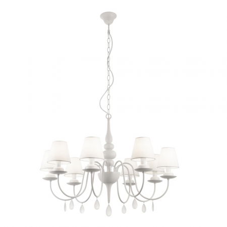 ILUMINAT INTERIOR - Candelabru Incanti Elizee IEL C8 01 01 E14 8x28W Metal WHITE IP20