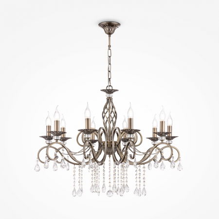 ILUMINAT INTERIOR - Candelabru Maytoni Classic Grace RC247-PL-10-R E14 10x60W -  Metal Brass IP20