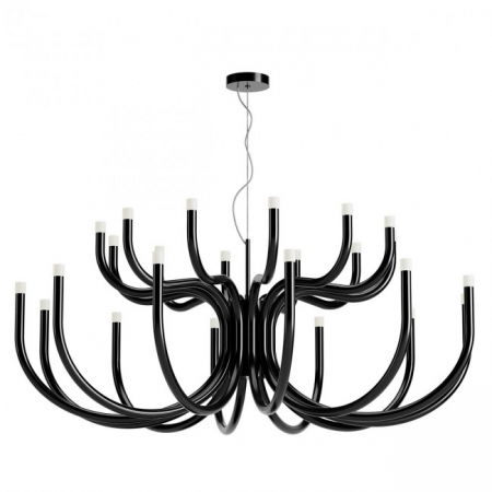 ILUMINAT INTERIOR - Candelabru Redo Luxor 01-3238 LED 108W 8132 lm 3000K Metal&Aluminiu Negru Dimabil Triac IP20