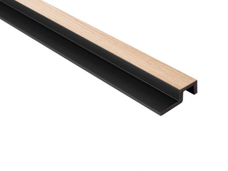 Riflaje - Capat dreapta panou riflat Polimer Rigid Polyforce Mardom Largo 2700x62x20mm L0302R Light Oak